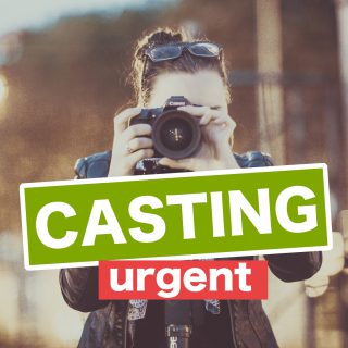Photographe avec annonce casting urgent