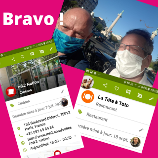 Les bénévoles de jaccede.com référencent les lieux à la Nation