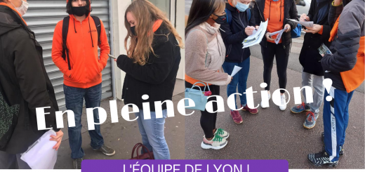 Les jeunes de l'équipe de Lyon d'Unis Cité en action !